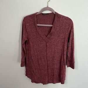 Pink Clover Size Medium Pink/Mauve/Gray sweater